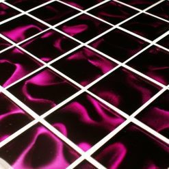 Odyssey Cosmic pink glass mosaic tiles
