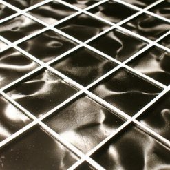 Galactic grey odyssey glass mosaic tiles