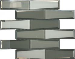 Dernier Grey Glass Tiles