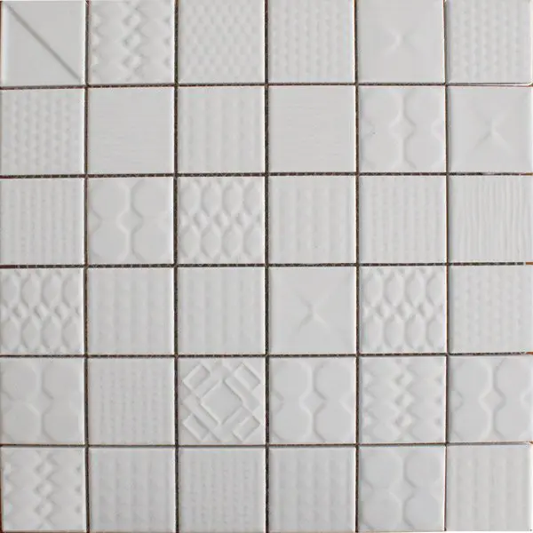 Geo White Ceramic Tiles