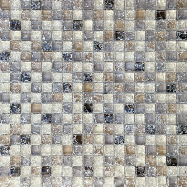 Studio Brown Glass Mosaic Tiles