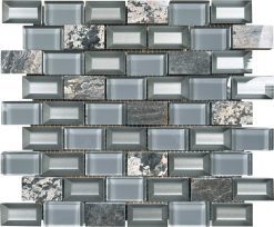 Alfresco Grey Brick Tiles