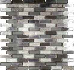 Summit Atlas White Mosaic Brick Tiles