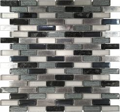 Summit Grampian Grey Mosaic Brick Tiles