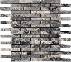 Palaleon Slate Grey Mosaic Brick Tiles