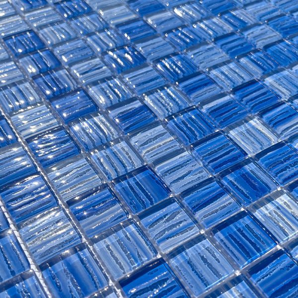 Lucia Blue Swimming Pool Mosaic Tiles